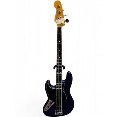 Used Fender American Select Jazz Bass BLUE SPARKLE Electric Bass Guitar