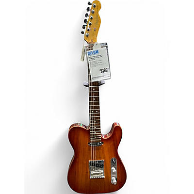 Used Fender American Select Koa Top Telecaster Natural Solid Body Electric Guitar