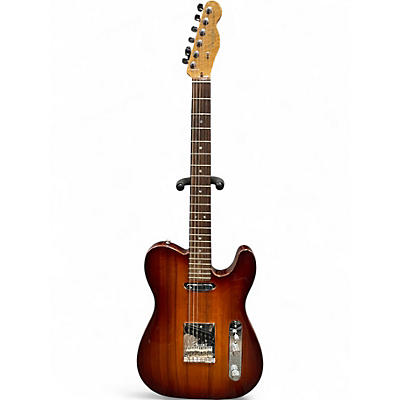 Used Fender American Select Koa Top Telecaster Sienna edgeburst Solid Body Electric Guitar