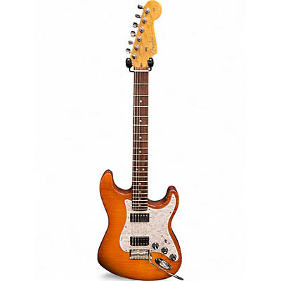 Used Fender American Select Stratocaster Iced Tea Solid Body Electric Guitar