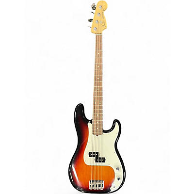 Used Fender American Special Precision Bass 3 Tone Sunburst Electric Bass Guitar