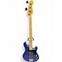 Used Fender American Standard HH Dimension Bass IV Blue Electric Bass Guitar Blue