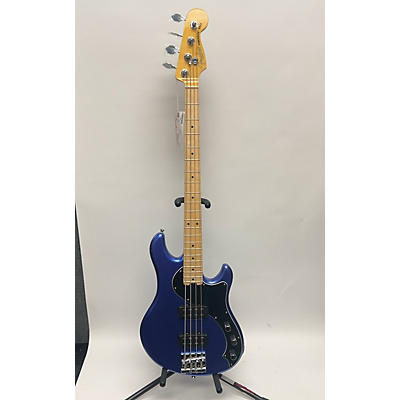 Fender Used Fender American Standard HH Dimension Bass IV Ocean Blue Metallic Electric Bass Guitar