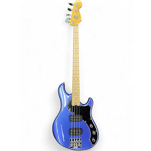 Fender Used Fender American Standard HH Dimension Bass IV Ocean Blue Metallic Electric Bass Guitar Ocean Blue Metallic