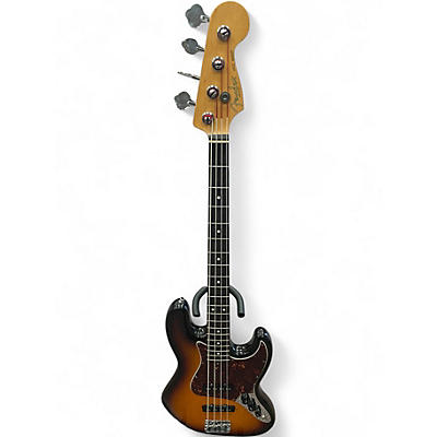Used Fender American Standard Jazz Bass 2 Color Sunburst Electric Bass Guitar