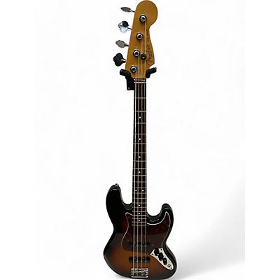 Fender Used Fender American Standard Jazz Bass 3 Color Sunburst Electric Bass Guitar