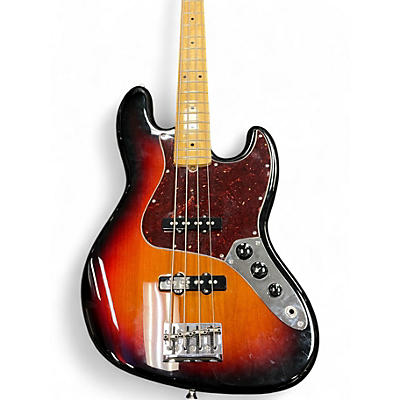 Used Fender American Standard Jazz Bass 3 Color Sunburst Electric Bass Guitar