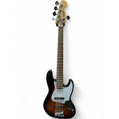 Used Fender American Standard Jazz Bass 5 String Electric Bass 3 Color Sunburst Electric Bass Guitar