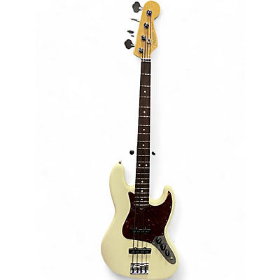 Fender Used Fender American Standard Jazz Bass Alpine White Electric Bass Guitar