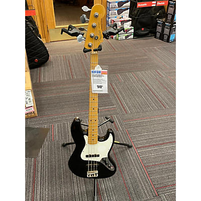 Fender Used Fender American Standard Jazz Bass Black Electric Bass Guitar