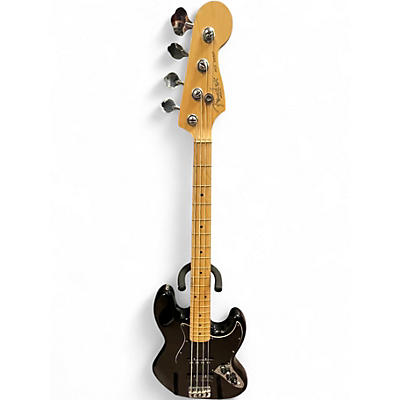 Used Fender American Standard Jazz Bass Black Electric Bass Guitar