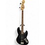 Used Fender American Standard Jazz Bass Black Electric Bass Guitar Black