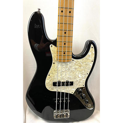 Fender Used Fender American Standard Jazz Bass Black and White Electric Bass Guitar