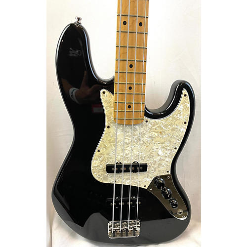 Fender Used Fender American Standard Jazz Bass Black and White Electric Bass Guitar Black and White