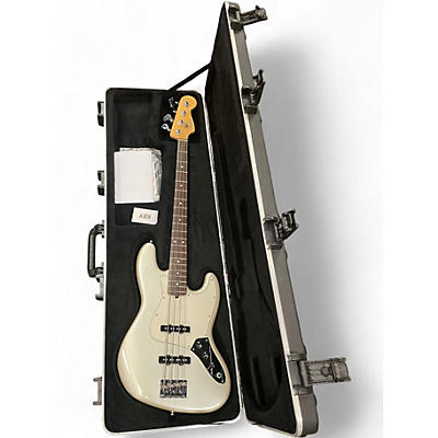 Used Fender American Standard Jazz Bass Blizzard Pearl Electric Bass Guitar