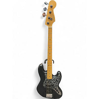 Used Fender American Standard Jazz Bass Charcoal Electric Bass Guitar