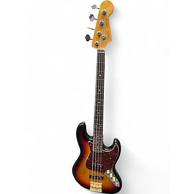 Used Fender American Standard Jazz Bass Fretless 3 Color Sunburst Electric Bass Guitar