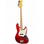 Used Fender American Standard Jazz Bass Mystic Red Electric Bass Guitar Mystic Red
