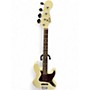 Used Fender American Standard Jazz Bass Olympic White Electric Bass Guitar Olympic White