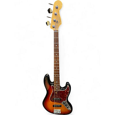 Used Fender American Standard Jazz Bass Sunrise Tea Burst Electric Bass Guitar