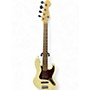 Used Fender American Standard Jazz Bass V Cream Electric Bass Guitar Cream