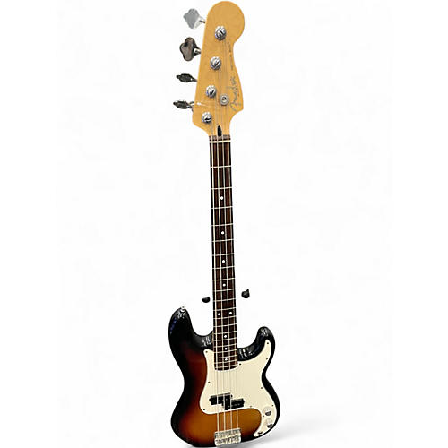 Used Fender American Standard Precision Bass 2 Tone Sunburst Electric Bass Guitar 2 Tone Sunburst