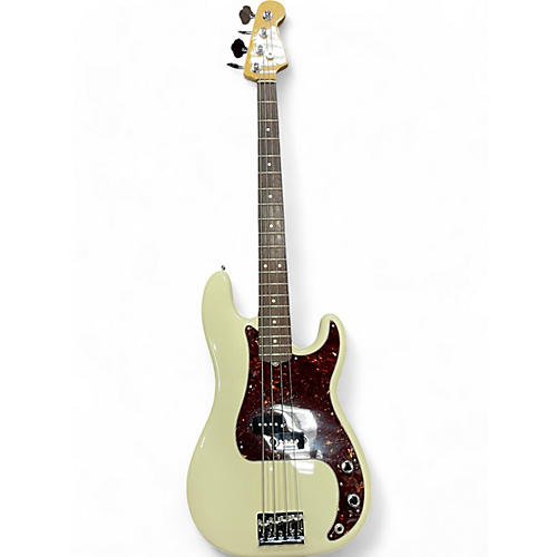 Fender Used Fender American Standard Precision Bass Arctic White Electric Bass Guitar Arctic White