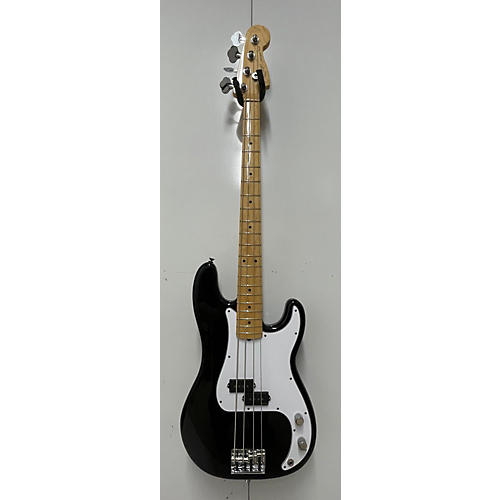 Fender Used Fender American Standard Precision Bass Black And White Electric Bass Guitar Black and White