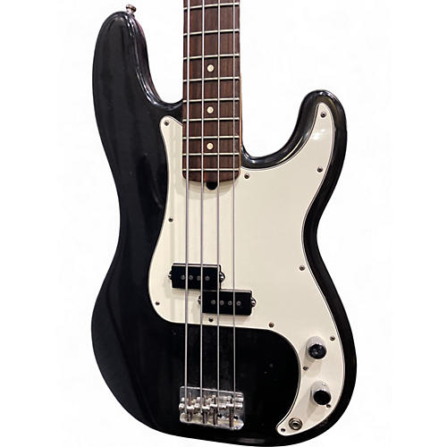 Used Fender American Standard Precision Bass Black Electric Bass Guitar Black