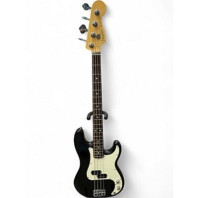 Used Fender American Standard Precision Bass Black Electric Bass Guitar