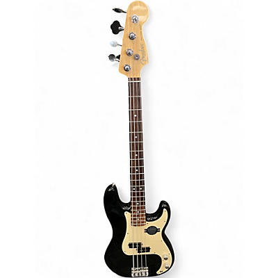 Used Fender American Standard Precision Bass Black Electric Bass Guitar