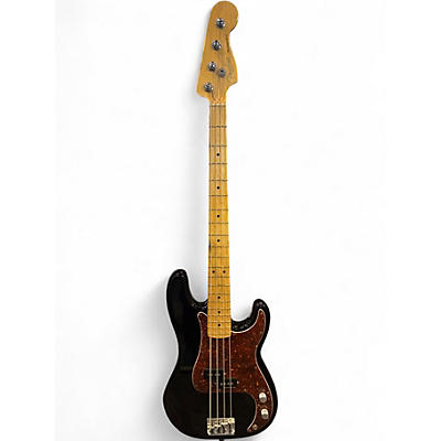 Used Fender American Standard Precision Bass Black Electric Bass Guitar