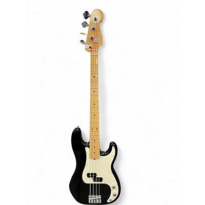 Used Fender American Standard Precision Bass Black Electric Bass Guitar