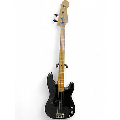 Used Fender American Standard Precision Bass Charcoal Frost Metallic Electric Bass Guitar