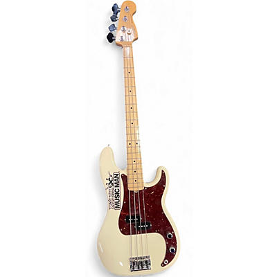 Used Fender American Standard Precision Bass OLYMPIC WHITE Electric Bass Guitar