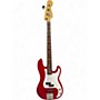 Used Fender American Standard Precision Bass Red Electric Bass Guitar Red