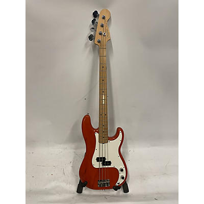 Fender Used Fender American Standard Precision Bass Sunset Orange Transparent Electric Bass Guitar