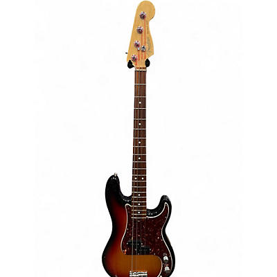 Used Fender American Standard Precision Bass Tobacco Burst Electric Bass Guitar