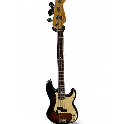 Used Fender American Standard Precision Bass Tobacco Electric Bass Guitar