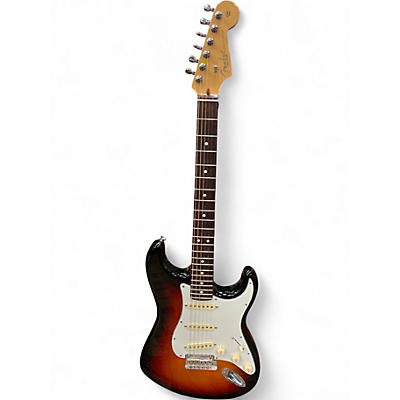 Used Fender American Standard Stratocaster 2 Tone Sunburst Solid Body Electric Guitar