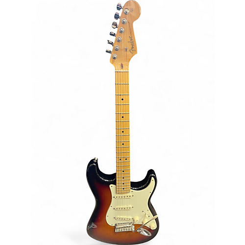 Used Fender American Standard Stratocaster 3 Color Sunburst Solid Body Electric Guitar 3 Color Sunburst