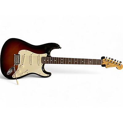 Used Fender American Standard Stratocaster 3 Color Sunburst Solid Body Electric Guitar