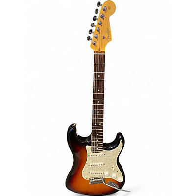 Used Fender American Standard Stratocaster 3 Color Sunburst Solid Body Electric Guitar
