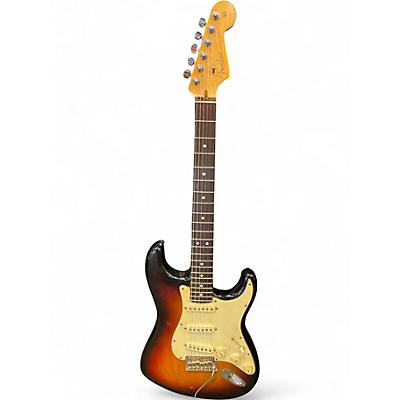 Used Fender American Standard Stratocaster 3 Color Sunburst Solid Body Electric Guitar