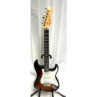 Fender Used Fender American Standard Stratocaster 3 Tone Sunburst Solid Body Electric Guitar