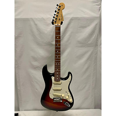 Fender Used Fender American Standard Stratocaster 3 Tone Sunburst Solid Body Electric Guitar