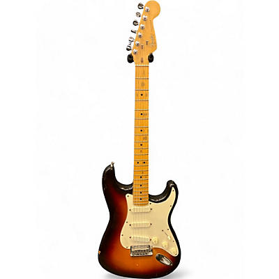 Fender Used Fender American Standard Stratocaster 3 Tone Sunburst Solid Body Electric Guitar