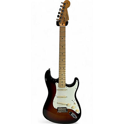 Fender Used Fender American Standard Stratocaster 3 Tone Sunburst Solid Body Electric Guitar