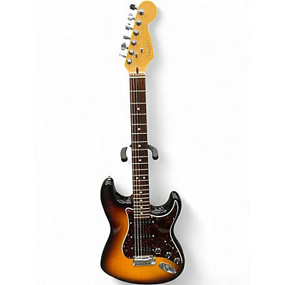 Used Fender American Standard Stratocaster 3 Tone Sunburst Solid Body Electric Guitar