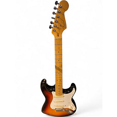 Used Fender American Standard Stratocaster 3 Tone Sunburst Solid Body Electric Guitar